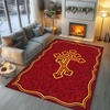 image:imagePersonalized Orthodox Christian Area Rug Custom ThreeBar Cross IC XC Nika Cross Prayer Mat Russian Greek Orthodox Byzantine Eagle NonSlip Rug for Living Room Bedroom Church Decor D2D5
