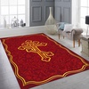 image:imagePersonalized Orthodox Christian Area Rug Custom ThreeBar Cross IC XC Nika Cross Prayer Mat Russian Greek Orthodox Byzantine Eagle NonSlip Rug for Living Room Bedroom Church Decor D2D5