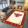 image:imagePersonalized Orthodox Christian Area Rug Custom ThreeBar Cross IC XC Nika Cross Prayer Mat Russian Greek Orthodox Byzantine Eagle NonSlip Rug for Living Room Bedroom Church Decor D2D3