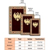 image:imagePersonalized Orthodox Christian Area Rug Custom ThreeBar Cross IC XC Nika Cross Prayer Mat Russian Greek Orthodox Byzantine Eagle NonSlip Rug for Living Room Bedroom Church Decor D2D4