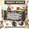 image:imagePersonalized Teacher Desk Skirt Black amp White Composition Notebook Table Skirt First Day of School Desk Curtain Skirts Table Cover for Teachers Back to School Classroom Decor 10N08