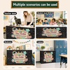 image:imagePersonalized Teacher Desk Skirt Black amp White Composition Notebook Table Skirt First Day of School Desk Curtain Skirts Table Cover for Teachers Back to School Classroom Decor 10N04