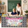 image:imagePersonalized Teacher Desk Skirt Black amp White Composition Notebook Table Skirt First Day of School Desk Curtain Skirts Table Cover for Teachers Back to School Classroom Decor 10N06