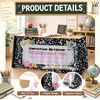 image:imagePersonalized Teacher Desk Skirt Black amp White Composition Notebook Table Skirt First Day of School Desk Curtain Skirts Table Cover for Teachers Back to School Classroom Decor 10N07