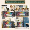 image:imagePersonalized Teacher Desk Skirt Black amp White Composition Notebook Table Skirt First Day of School Desk Curtain Skirts Table Cover for Teachers Back to School Classroom Decor 10N11
