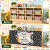 image:imagePersonalized Teacher Desk Skirt Black amp White Composition Notebook Table Skirt First Day of School Desk Curtain Skirts Table Cover for Teachers Back to School Classroom Decor 10N09