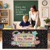 image:imagePersonalized Teacher Desk Skirt Black amp White Composition Notebook Table Skirt First Day of School Desk Curtain Skirts Table Cover for Teachers Back to School Classroom Decor 10N04