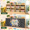 image:imagePersonalized Teacher Desk Skirt Black amp White Composition Notebook Table Skirt First Day of School Desk Curtain Skirts Table Cover for Teachers Back to School Classroom Decor 10N10