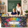 image:imagePersonalized Teacher Desk Skirt Black amp White Composition Notebook Table Skirt First Day of School Desk Curtain Skirts Table Cover for Teachers Back to School Classroom Decor 10N11