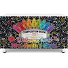image:imagePersonalized Teacher Desk Skirt Black amp White Composition Notebook Table Skirt First Day of School Desk Curtain Skirts Table Cover for Teachers Back to School Classroom Decor 10N11
