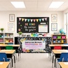 image:imagePersonalized Teacher Desk Skirt Black amp White Composition Notebook Table Skirt First Day of School Desk Curtain Skirts Table Cover for Teachers Back to School Classroom Decor 10N07