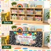 image:imagePersonalized Teacher Desk Skirt Black amp White Composition Notebook Table Skirt First Day of School Desk Curtain Skirts Table Cover for Teachers Back to School Classroom Decor 10N08