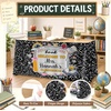image:imagePersonalized Teacher Desk Skirt Black amp White Composition Notebook Table Skirt First Day of School Desk Curtain Skirts Table Cover for Teachers Back to School Classroom Decor 10N09