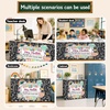 image:imagePersonalized Teacher Desk Skirt Black amp White Composition Notebook Table Skirt First Day of School Desk Curtain Skirts Table Cover for Teachers Back to School Classroom Decor 10N02