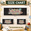 image:imagePersonalized Teacher Desk Skirt Black amp White Composition Notebook Table Skirt First Day of School Desk Curtain Skirts Table Cover for Teachers Back to School Classroom Decor 10N04