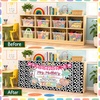 image:imagePersonalized Teacher Desk Skirt Black amp White Composition Notebook Table Skirt First Day of School Desk Curtain Skirts Table Cover for Teachers Back to School Classroom Decor 10N06