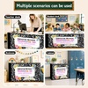 image:imagePersonalized Teacher Desk Skirt Black amp White Composition Notebook Table Skirt First Day of School Desk Curtain Skirts Table Cover for Teachers Back to School Classroom Decor 10N07