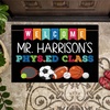 image:imagePersonlized Name Teacher Doormat Custom Notebook Classroom Mat Back to School Doormat for Teachers  Welcome to Class Floor Mat for Kindergarten Preschool GiftGym Class
