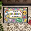 image:imagePersonlized Name Teacher Doormat Custom Notebook Classroom Mat Back to School Doormat for Teachers  Welcome to Class Floor Mat for Kindergarten Preschool GiftCute Notebook