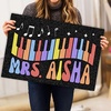 image:imagePersonlized Name Teacher Doormat Custom Notebook Classroom Mat Back to School Doormat for Teachers  Welcome to Class Floor Mat for Kindergarten Preschool GiftMusic