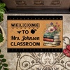 image:imagePersonlized Name Teacher Doormat Custom Notebook Classroom Mat Back to School Doormat for Teachers  Welcome to Class Floor Mat for Kindergarten Preschool GiftWelcome to 