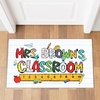image:imagePersonlized Name Teacher Doormat Custom Notebook Classroom Mat Back to School Doormat for Teachers  Welcome to Class Floor Mat for Kindergarten Preschool GiftTeacher Life