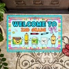 image:imagePersonlized Name Teacher Doormat Custom Notebook Classroom Mat Back to School Doormat for Teachers  Welcome to Class Floor Mat for Kindergarten Preschool GiftAlphabet Letter