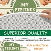 image:imageWheel of Feelings and Emotions Round Rug Mental Health Educational Rug for Classroom Calming Rug Emotions Feeling Carpet ABC Feelings for Kids Therapist Back to School Gifts LovelyMy Feelings