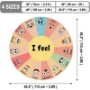 image:imageWheel of Feelings and Emotions Round Rug Mental Health Educational Rug for Classroom Calming Rug Emotions Feeling Carpet ABC Feelings for Kids Therapist Back to School Gifts LovelyI Feel