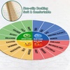 image:imageWheel of Feelings and Emotions Round Rug Mental Health Educational Rug for Classroom Calming Rug Emotions Feeling Carpet ABC Feelings for Kids Therapist Back to School Gifts LovelyZone