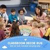 image:imageWheel of Feelings and Emotions Round Rug Mental Health Educational Rug for Classroom Calming Rug Emotions Feeling Carpet ABC Feelings for Kids Therapist Back to School Gifts LovelyI Am Loved