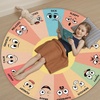 image:imageWheel of Feelings and Emotions Round Rug Mental Health Educational Rug for Classroom Calming Rug Emotions Feeling Carpet ABC Feelings for Kids Therapist Back to School Gifts LovelyI Feel