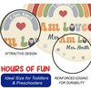image:imageWheel of Feelings and Emotions Round Rug Mental Health Educational Rug for Classroom Calming Rug Emotions Feeling Carpet ABC Feelings for Kids Therapist Back to School Gifts LovelyI Am Loved