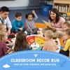 image:imageWheel of Feelings and Emotions Round Rug Mental Health Educational Rug for Classroom Calming Rug Emotions Feeling Carpet ABC Feelings for Kids Therapist Back to School Gifts LovelyColorful