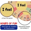 image:imageWheel of Feelings and Emotions Round Rug Mental Health Educational Rug for Classroom Calming Rug Emotions Feeling Carpet ABC Feelings for Kids Therapist Back to School Gifts LovelyI Feel