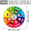 image:imageWheel of Feelings and Emotions Round Rug Mental Health Educational Rug for Classroom Calming Rug Emotions Feeling Carpet ABC Feelings for Kids Therapist Back to School Gifts LovelyI Am01