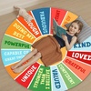 image:imageWheel of Feelings and Emotions Round Rug Mental Health Educational Rug for Classroom Calming Rug Emotions Feeling Carpet ABC Feelings for Kids Therapist Back to School Gifts LovelyI Am02