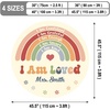 image:imageWheel of Feelings and Emotions Round Rug Mental Health Educational Rug for Classroom Calming Rug Emotions Feeling Carpet ABC Feelings for Kids Therapist Back to School Gifts LovelyI Am Loved