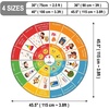 image:imageWheel of Feelings and Emotions Round Rug Mental Health Educational Rug for Classroom Calming Rug Emotions Feeling Carpet ABC Feelings for Kids Therapist Back to School Gifts LovelyColorful