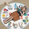 image:imageWheel of Feelings and Emotions Round Rug Mental Health Educational Rug for Classroom Calming Rug Emotions Feeling Carpet ABC Feelings for Kids Therapist Back to School Gifts LovelySt07