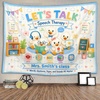 image:imageCustom Speech Therapy Tapestry Personalized SLP Classroom Wall Decor Welcome to Speech Therapy Banner for Speech Therapist Special Education Preschool Elementary Classroom Decorations 2Multicolor