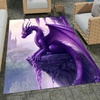image:imageCustomized Dragon Rug Fire and Ice Beautiful Contrast Dragon Themed Area Rug Animal Washable Throw Rug for Bedroom Living Room Kids Room Entryway NonSlip Bath MatDragon Lovers DRAGON13Dragon05