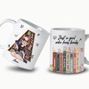 image:imagePersonalized Books Lover Mug 11oz 15 oz Ceramic Coffee Cup Just A Girl Who Loves Reading Books Design Gift for Women Readers Christmas Book LoverAlphabetGirl