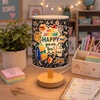 image:imagePersonalized Classrooom Lamp with Name Composition Notebook Fabric Table Lamp with Wood Base Back To School Decor End of The Year Gifts for Teachers Girls Boys Classroom Living Room Im So GladNOTE10