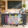 image:imagePersonalized Teacher Desk Skirt Black amp White Composition Notebook Table Skirt First Day of School Desk Curtain Skirts Table Cover for Teachers Back to School Classroom Decor 10Multi Color