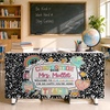 image:imagePersonalized Teacher Desk Skirt Black amp White Composition Notebook Table Skirt First Day of School Desk Curtain Skirts Table Cover for Teachers Back to School Classroom Decor 10N02