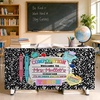 image:imagePersonalized Teacher Desk Skirt Black amp White Composition Notebook Table Skirt First Day of School Desk Curtain Skirts Table Cover for Teachers Back to School Classroom Decor 10N03