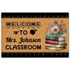 image:imagePersonlized Name Teacher Doormat Custom Notebook Classroom Mat Back to School Doormat for Teachers  Welcome to Class Floor Mat for Kindergarten Preschool GiftWelcome to 