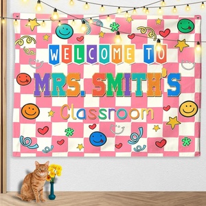 image:imageCHILLGENClassroom Wall Tapestry  Custom Notebook Wall Art For Boys Girls Kids Todders Back To School Decor For Playroom Classroom School Kindergarten Learning Tapestry Welcome Classroom Decor CLASSDS09CLASSDS16