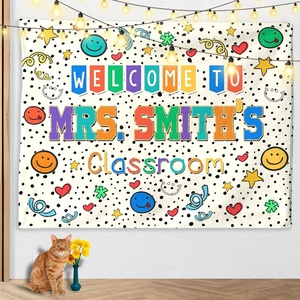 image:imageCHILLGENClassroom Wall Tapestry  Custom Notebook Wall Art For Boys Girls Kids Todders Back To School Decor For Playroom Classroom School Kindergarten Learning Tapestry Welcome Classroom Decor CLASSDS09CLASSDS18